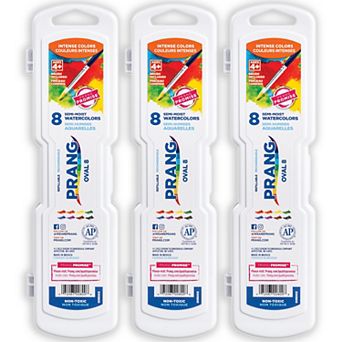 Dixon Prang Semi-Moist Washable Watercolor Set 3 pk