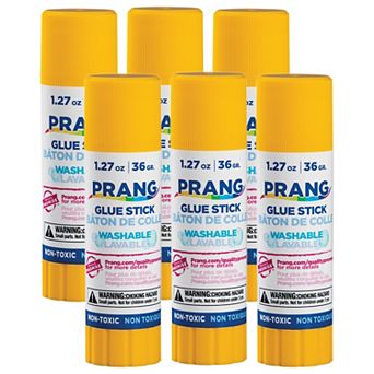 Dixon Prang 1.27 oz. Washable Glue Stick 6 pk