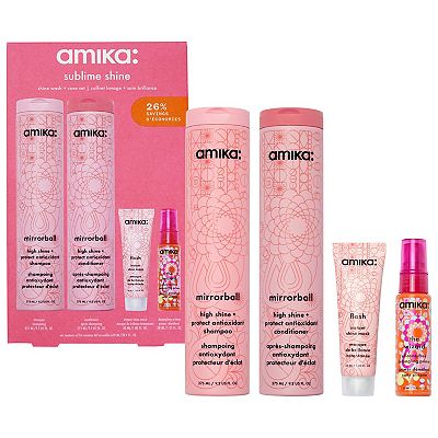 Amika Color Lock Shampoo on sale Trio Set