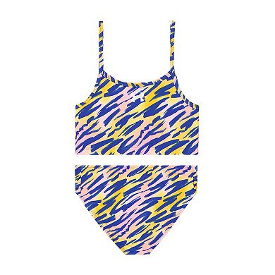 Girls 7-16 Under Armour UA Brush Zebra Print Bikini Top & Bottoms Set