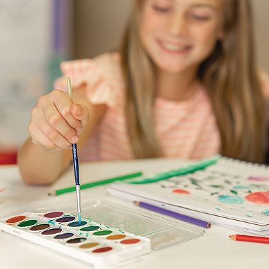 Dixon Prang 16 Color Semi-Moist Washable Watercolor Set 6-pk.