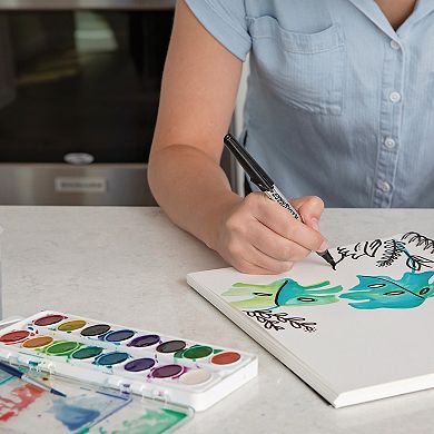 Dixon Prang 16 Color Semi-Moist Washable Watercolor Set 6-pk.