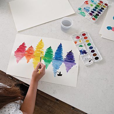 Dixon Prang 16 Color Semi-Moist Washable Watercolor Set 6-pk.