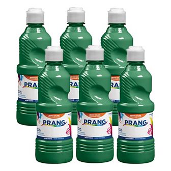 Dixon Prang 16 oz. Ready-to-Use Tempera Green Paint 6 pk