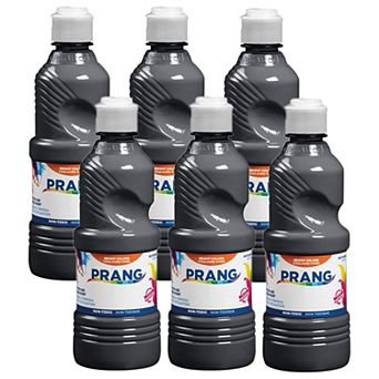 Dixon Prang 16 oz. Ready-to-Use Tempera Black Paint 6 pk