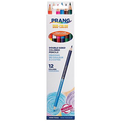 Dixon Prang 12 Color Duo Colored Pencils Set 12-pk.