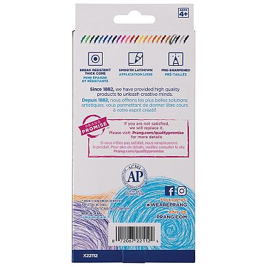 Dixon Prang 24 Color Duo Colored Pencils Set 6-pk.