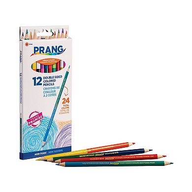 Dixon Prang 24 Color Duo Colored Pencils Set 6-pk.