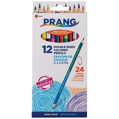 Dixon Prang 24 Color Duo Colored Pencils Set 6-pk.