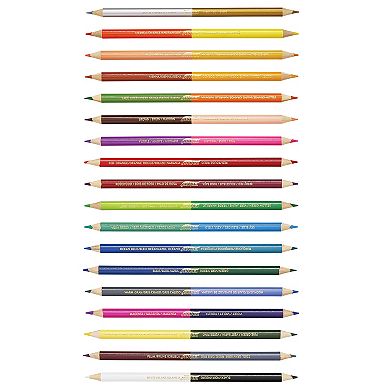 Dixon Prang 36 Color Duo Colored Pencils Set 3-pk.