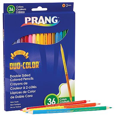 Dixon Prang 36 Color Duo Colored Pencils Set 3-pk.