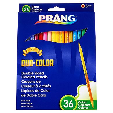 Dixon Prang 36 Color Duo Colored Pencils Set 3-pk.