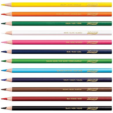 Dixon Prang 12 pc. Thick 3.3 mm Core Colored Pencils Set 6-pk.