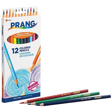 Dixon Prang 12 pc. Thick 3.3 mm Core Colored Pencils Set 6-pk.