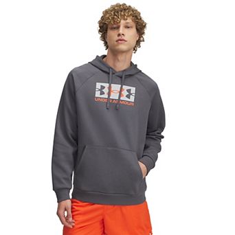 Big & Tall Under Armour Rival Fleece Block Logo Hoodie