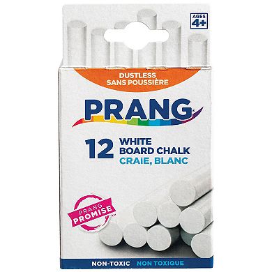 Dixon Prang 12-pc. White Dustless Board Chalk 36-pk.