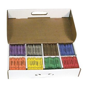 Dixon Prang 8 Color Crayons Master Set 400 pk