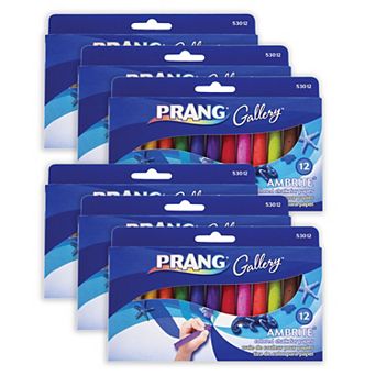 Dixon Prang 12 pc Ambrite Paper Chalk 6 pk