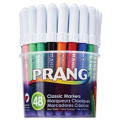 Dixon Prang 48 Color Washable Art Markers Set