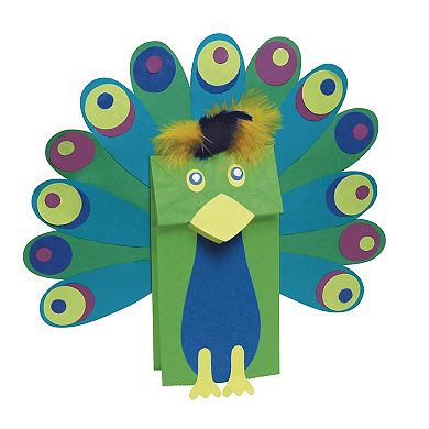 Dixon Creativity Street 28-pc. Assorted Bright Colors Mini Kraft Bag Set 3-pk.