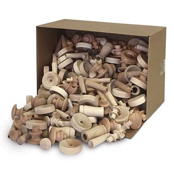 Dixon Creativity Street 18 lbs. Assorted Shapes & Sizes Natural Wood Turnings Set
