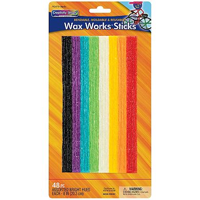 Dixon Creativity Street 48-pc. Assorted Bright Hues Wax Works Sticks 6-pk.