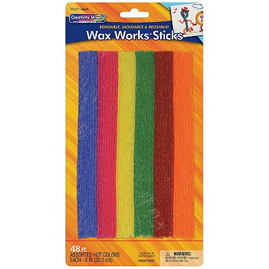 Dixon Creativity Street 48-pc. Assorted Hot Colors Wax Works Stick Set 6-pk.