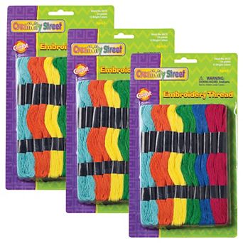 Dixon Creativity Street 24 pc Embroidery Thread Skeins Set 3 pk