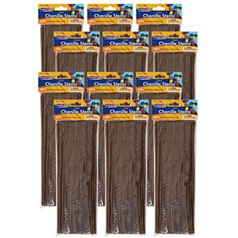 Dixon Creativity Street 100 pc Brown Jumbo Stems Set 12 pk