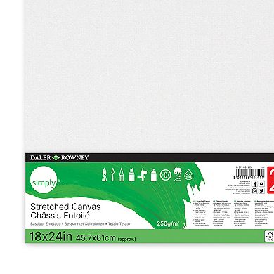 Dixon Simply 18" x 24" Stretched Canvas 2-pk.