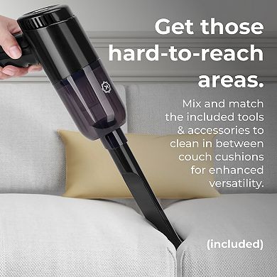 Kobot Portable Cordless Car Vacuum – Onyx
