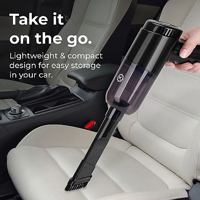 Kobot Portable Cordless Car Vacuum – Onyx