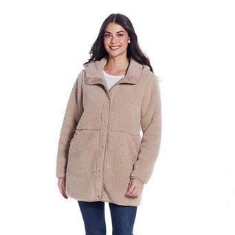 Women's Weathercast Hooded Sherpa Fleece Jacket