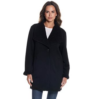 Women's Weathercast Ribbed Knit Sherpa-Lined Coatigan