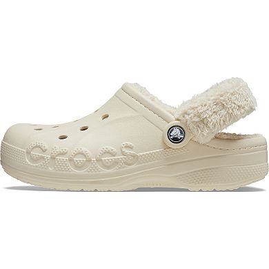 Crocs Baya Lined Women's Fuzz Strap Clogs