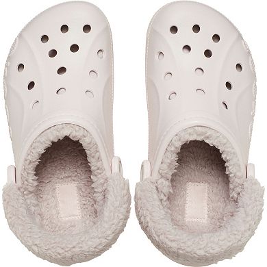 Crocs Baya Lined Women's Fuzz Strap Clogs