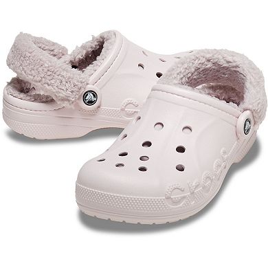 Crocs Baya Lined Women's Fuzz Strap Clogs