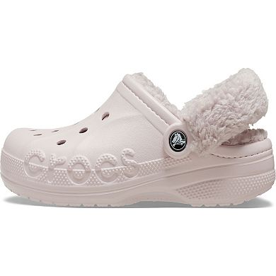 Crocs Baya Lined Women's Fuzz Strap Clogs
