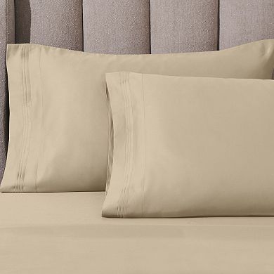 SUPERIOR Egyptian Cotton 1000 Thread Count Deep Pocket Solid Sheet Set