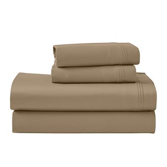SUPERIOR Egyptian Cotton 1000 Thread Count Deep Pocket Solid Sheet Set