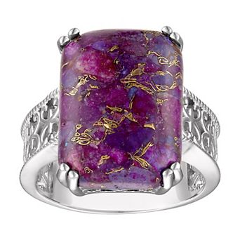 Designs by Gioelli Sterling Silver Copper Turquoise Ring