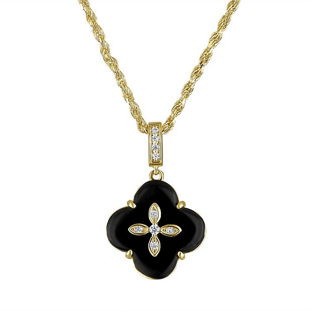 Kohls black onyx necklace deals