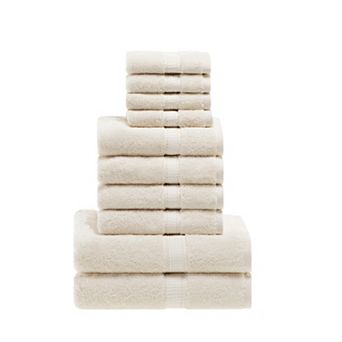 SUPERIOR 10 pc Highly Absorbent Egyptian Cotton Towel Set