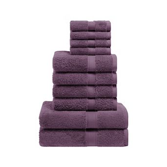 SUPERIOR 10 pc Highly Absorbent Egyptian Cotton Towel Set