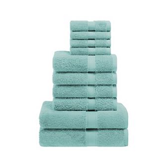 SUPERIOR 10 pc Highly Absorbent Egyptian Cotton Towel Set