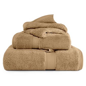 SUPERIOR Highly Absorbent Egyptian Cotton 3 pc Towel Set