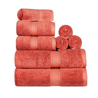 SUPERIOR 8 pc Highly Absorbent Egyptian Cotton Towel Set