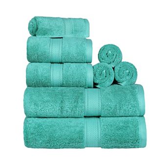 SUPERIOR 8 pc Highly Absorbent Egyptian Cotton Towel Set