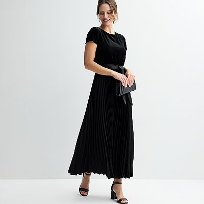 velvet pleated maxi dress Vintage 1960's Handmade Velvet Maxi Dress