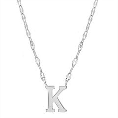 Sterling Silver Initial Necklaces Find Personalized Monogram Jewelry Kohl s
